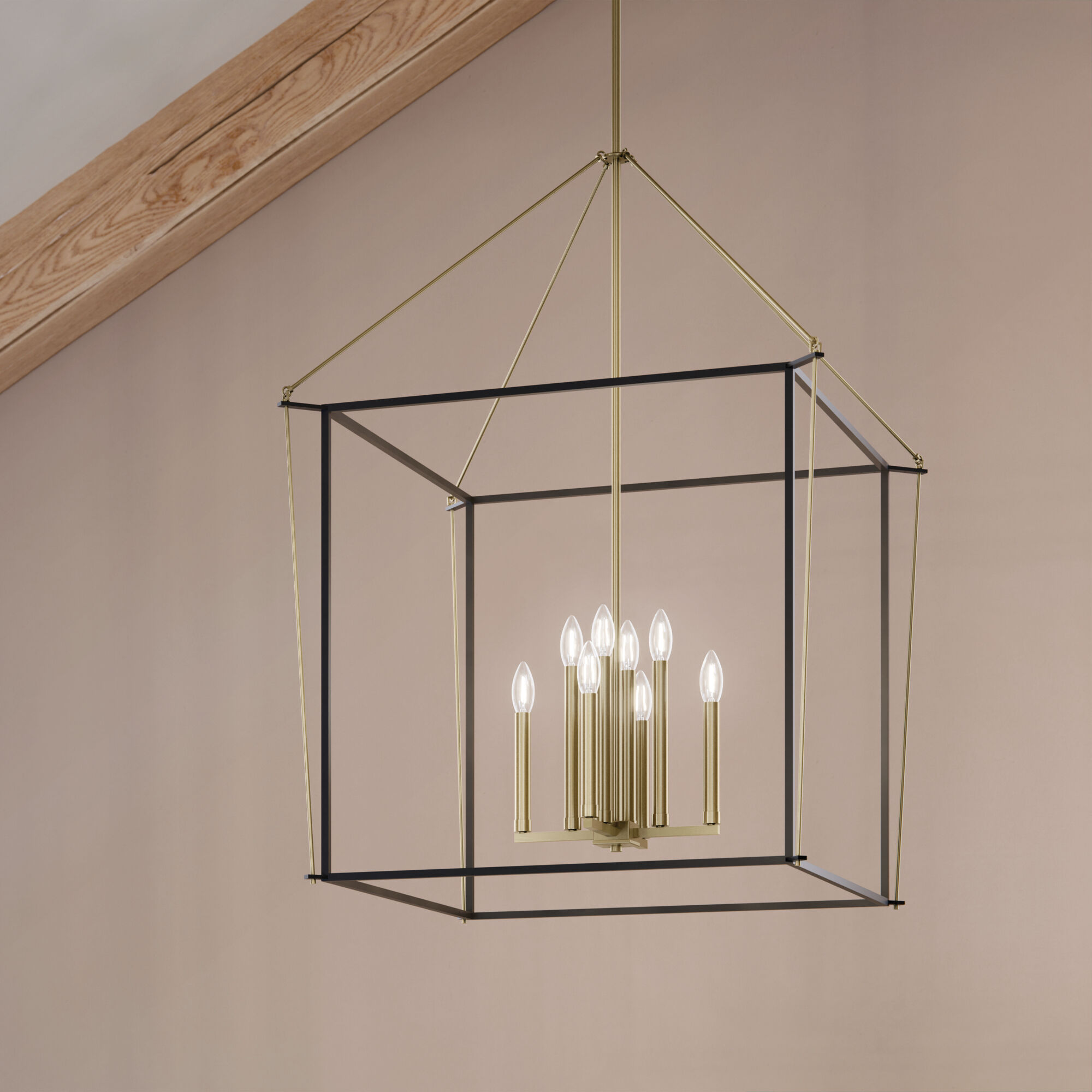 Kichler 52628CPZ Eisley 8 Light 28.25 inch Champagne Bronze